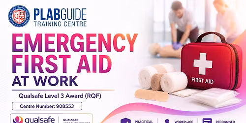 Qualsafe Level 3 Award in Emergency First Aid at Work (RQF) \u2013 1 Day Course