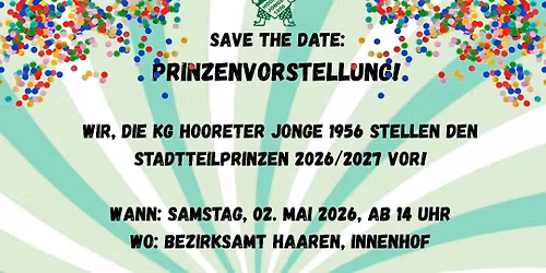 Prinzenvorstellung Haaren