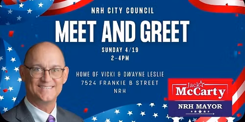 Meet and greet at Leslie's. 