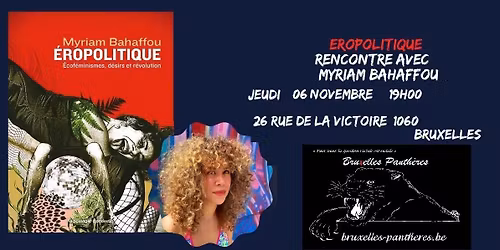 Rencontre avec Myriam Bahaffou autour du livre EROPOLITIQUE