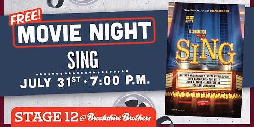 Movie Night: Sing