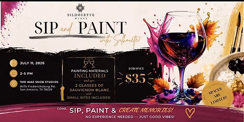 Sip and Paint with Silhouette