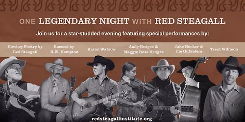 One Legendary Night with Red Steagall for the Red Steagall Institute Public Launch Gala