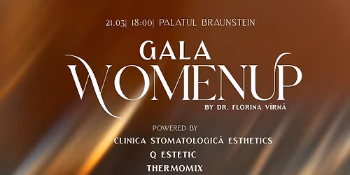 Gala WomenUp Society| 3 ani| Sănătate feminină la integrativ