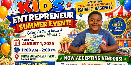 Kids Entrepreneur Summer Event 2026