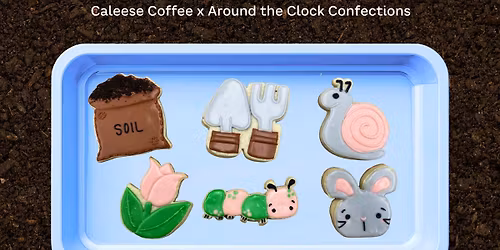 Spring Cookie Decorating Workshop: Caleese Coffee x Around the Clock Confections