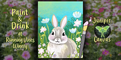 Paint & Drink at Running Vines Winery: Blushing Bunny