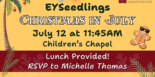 EYSeedlings Christmas in July