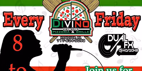 Karaoke night at Divino Pizzeria and Grille Hanover! 