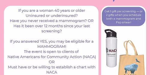 Mammogram Screening Event