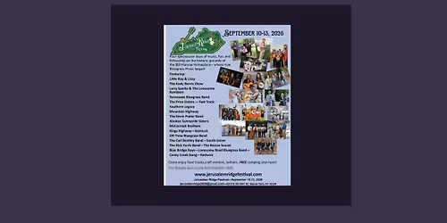 Southern Legacy at Jerusalem Ridge Bluegrass Festival - Rosine, KY
