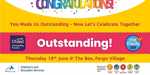 OFSTED Outstanding - Celebration Event