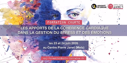 Formation Courte "Les apports de la coh\u00e9rence cardiaque dans la gestion du stress et des \u00e9motions"