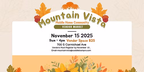 Mountain Vista MHP -Vendor Marketplace