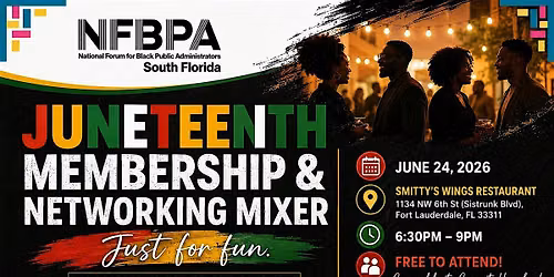 Juneteenth Membership and Networking Mixer