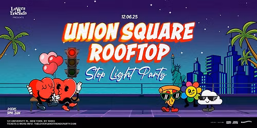 Stop Light Party Union Square Rooftop - Afrobeats + R&B + Reggae Dance