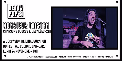 Inauguration du Festival Culture Bar-Bars 2025 @Betty Pop's 