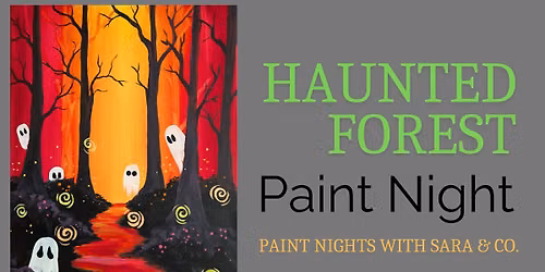 Haunted Forest Paint Night