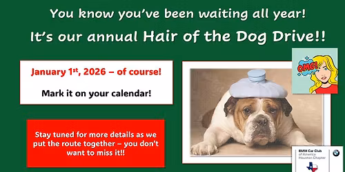 Annual Hair of the Dog Drive