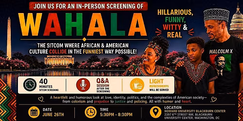 WAHALA: Official Sitcom Premiere Screening & Conversation