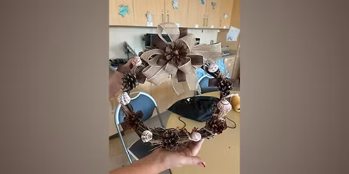 Holiday Eco-art: Coconut Palm Wreathes