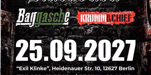 BreakOutRock Pr\u00e4sentiert: Durstige Nachbarn, Baggasche und Krumm&Chief