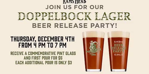 Doppelbock Beer Release Party!