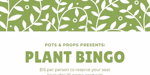 \ud83c\udf31Plant Bingo\ud83c\udf31