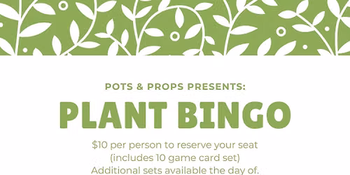 \ud83c\udf31Plant Bingo\ud83c\udf31