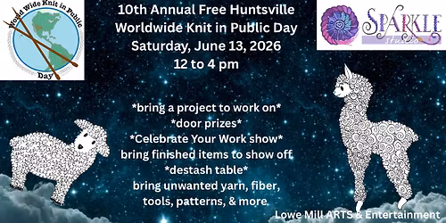 10th annual Huntsville Worldwide Knit in Public Day
