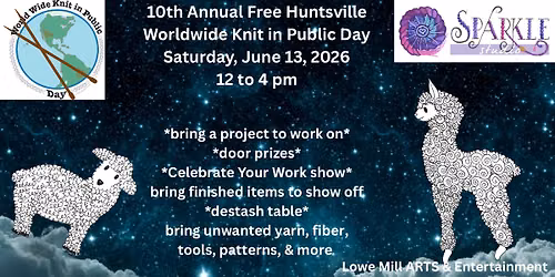 10th annual Huntsville Worldwide Knit in Public Day