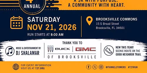 2026 Tunnel to Towers Brooksville 5K Run & Walk