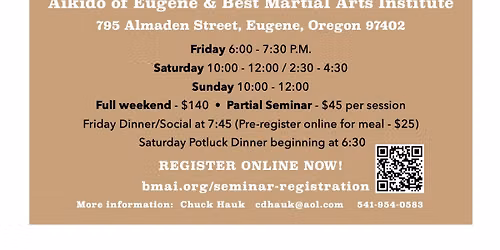 Aikido Seminar with Tim Magill & Ola Karasik