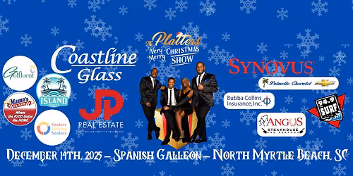 Legends of a Beach Music Christmas Show with The Platters - 7PM Show