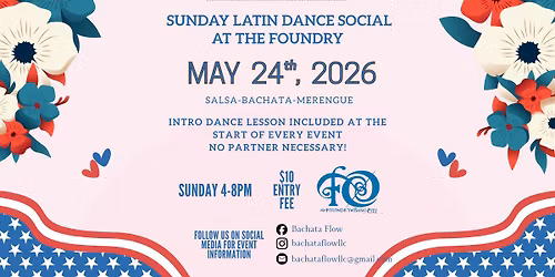 Sunday Latin Dance Social At The Foundry!
