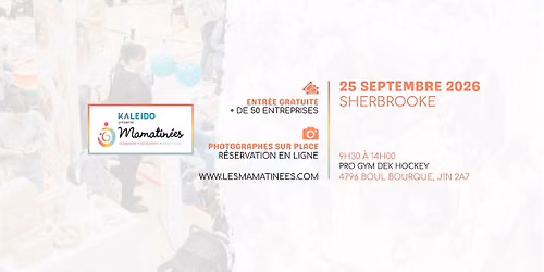 Mamatin\u00e9e Sherbrooke - 25 septembre 2026
