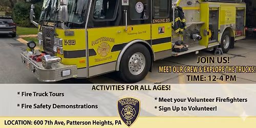 Patterson Heights Fire Department Open House