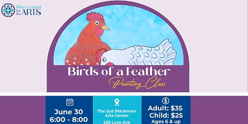 Birds of a Feather Paint Class