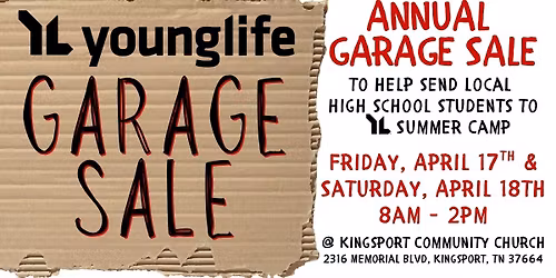 Garage Sale Fundraiser!