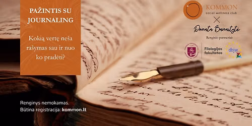 Pa\u017eintis su journaling: koki\u0105 vert\u0119 ne\u0161a ra\u0161ymas sau ir nuo ko prad\u0117ti?