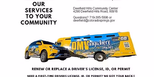 DMV2GO at Deerfield Hills Community Center
