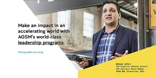 AGSM MBA Information Evening - Melbourne