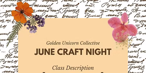 June Craft Night at ELSEWHERE TOO