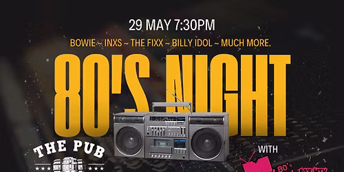 80's Night with My 80's Band