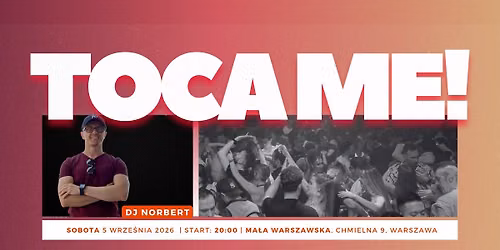 TOCA ME! vol 13 - 100% BACHATA - 05.09.2026