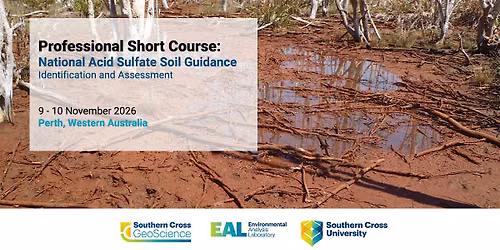 Professional Short Course: National Acid Sulfate Soils Guidance (Nov 2026)