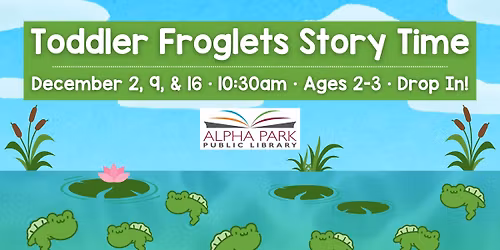 Toddler Froglets Story Time