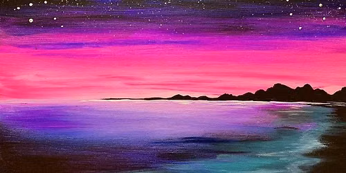 Mimosa Sunday! Sip & Paint 'Galaxy Beach' with us!