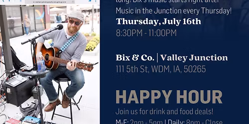 Farmers Market After Party Featuring Brian Congdon