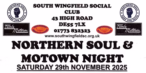 South Wingfield Northern Soul & Motown